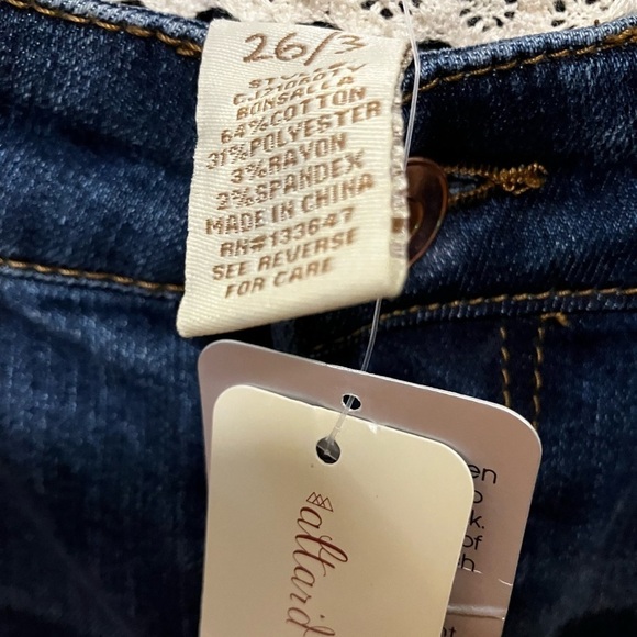 PacSun Altard State Bonsalla Mid Rise Flare Blue Jeans Medium Wash Sz 26 - Picture 5 of 9